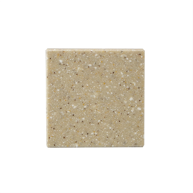 Superficie sólida de acrílico de la hoja de la superficie sólida de acrílico de la losa de la encimera de la cocina de Sienna lijada Superficie sólida de la piedra artificial