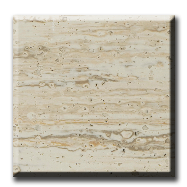 Hojas de losa de acrílico compuesto de piedra artificial de superficie sólida decorativa de suministro de fábrica para barra de baño Mostrador de hotel