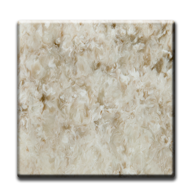 Hoja de superficie sólida acrílica de tablero decorativo con diseño de piedra de resina de mármol personalizada