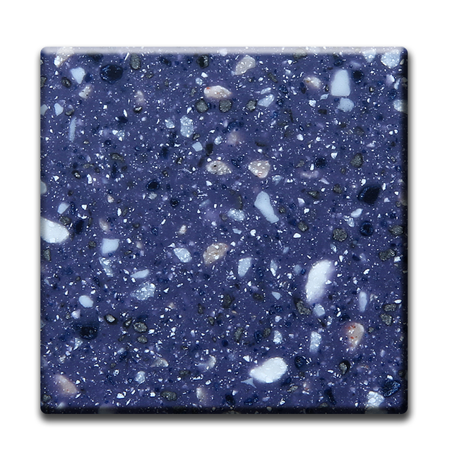Hojas de piedra artificial Superficie Superficie Sólido Acrílico modificado Venta Pared cruzada verde