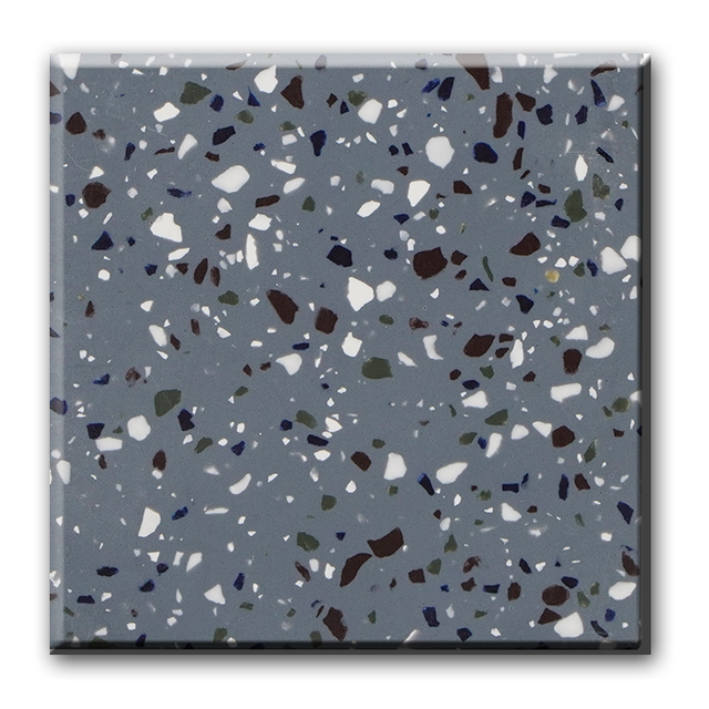 Superficie sólida de mármol de piedra artificial Cararra White y Calacatta