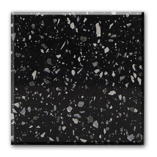 Superficie sólida de mármol de piedra artificial Cararra White y Calacatta