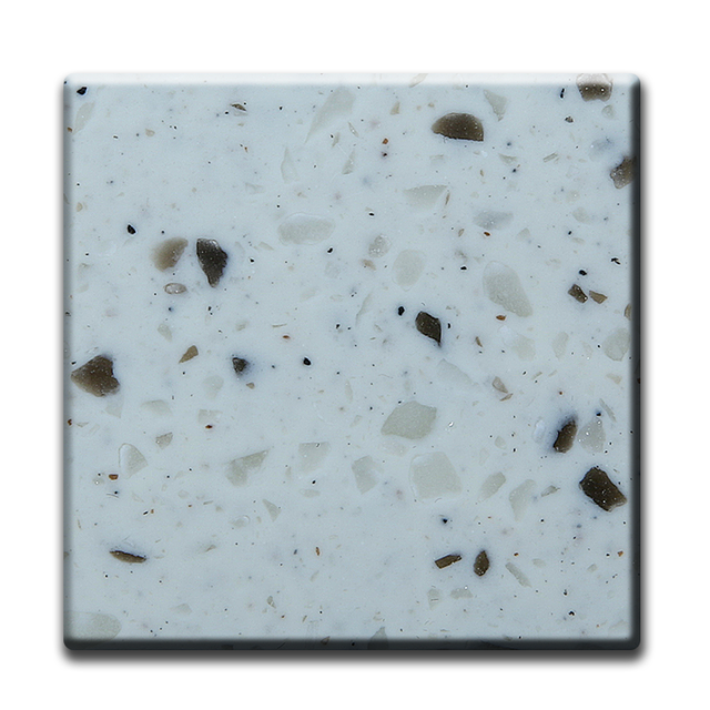 Las encimeras de la pared del hotel diseñan la bandera de cristal superior de la venta de la losa blanca de las virutas de piedra de mármol natural del tamaño grande